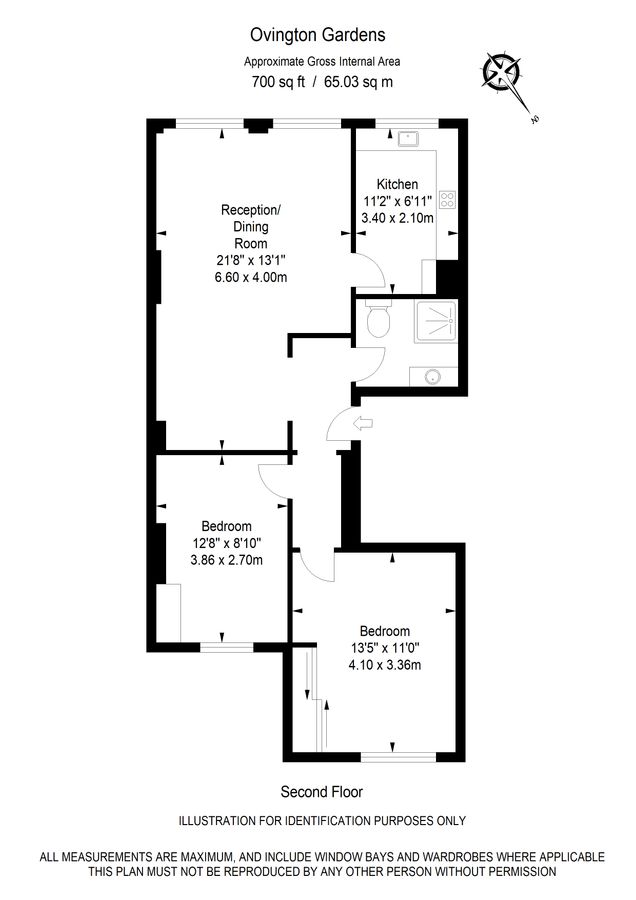 Квартира в Лондоне, Великобритания, 65 м² - фото 6