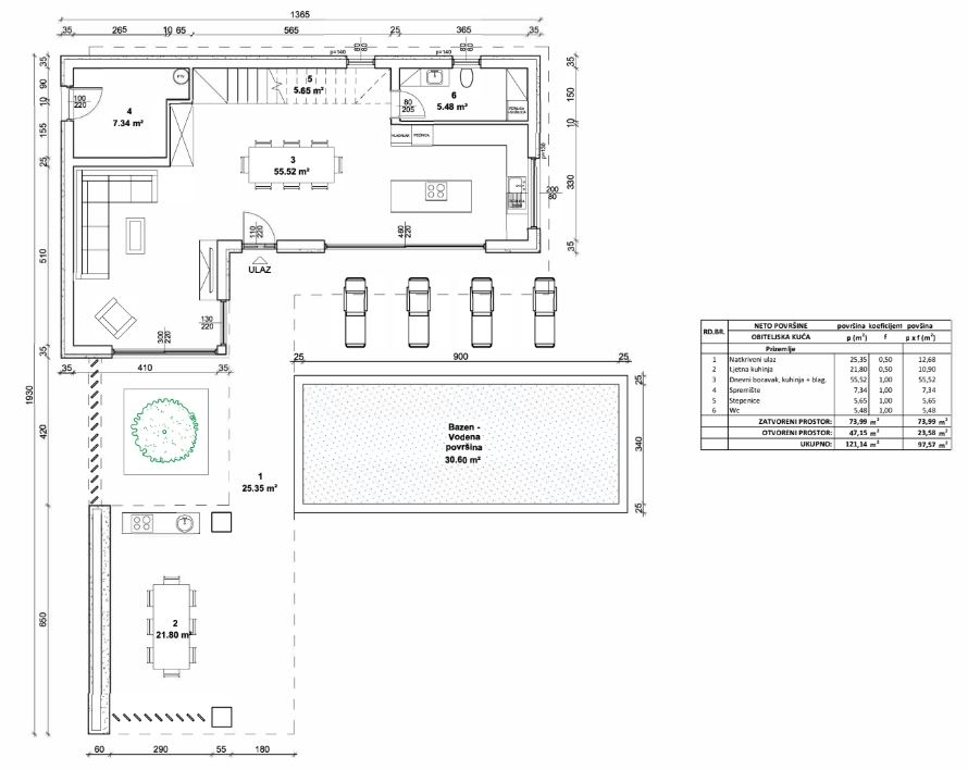 Вилла Žminj, Хорватия, 161 м² - фото 13