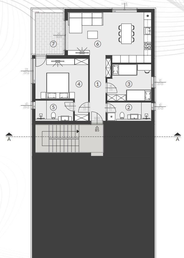 Квартира в Фажане, Хорватия, 72.24 м² - фото 9