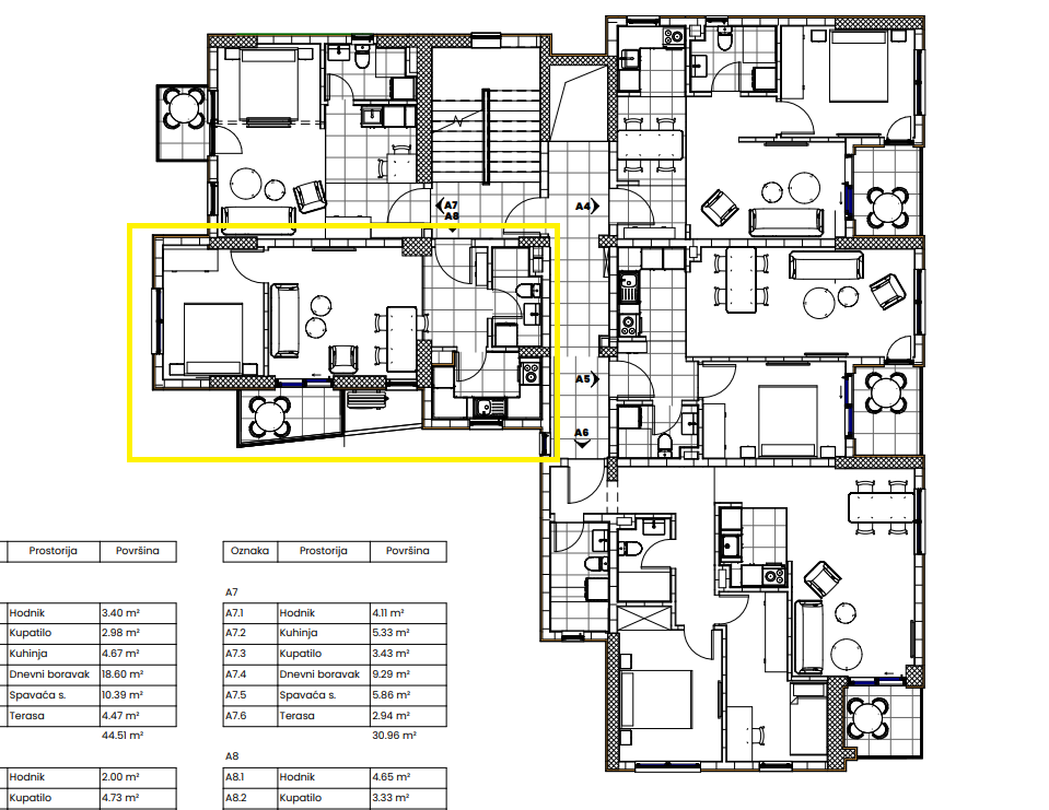 Квартира в Будве, Черногория, 41.4 м² - фото 3
