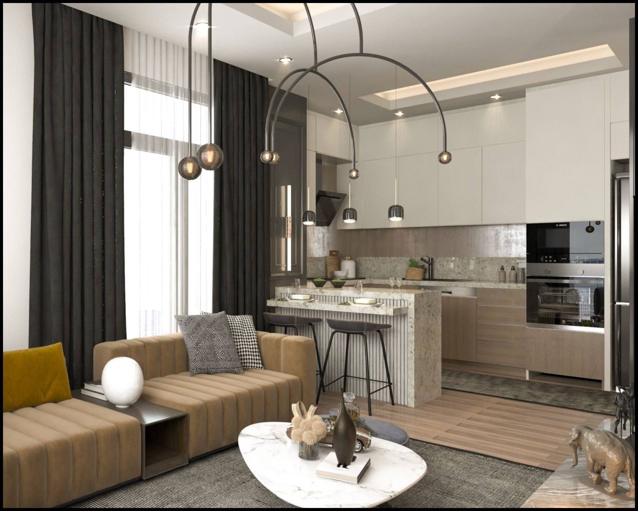 Квартира в Мерсине, Турция, 49 м² - фото 5