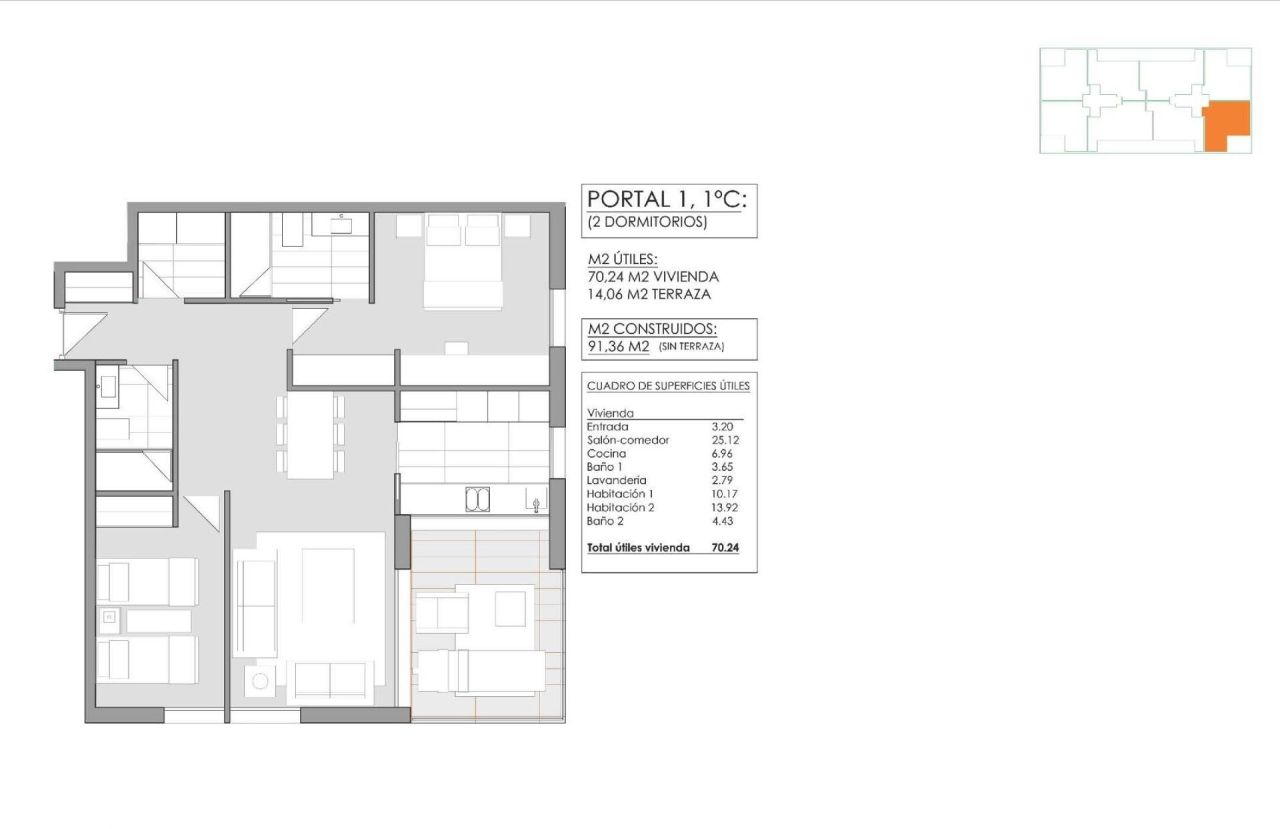 Апартаменты в Хавее, Испания, 91 м² - фото 17