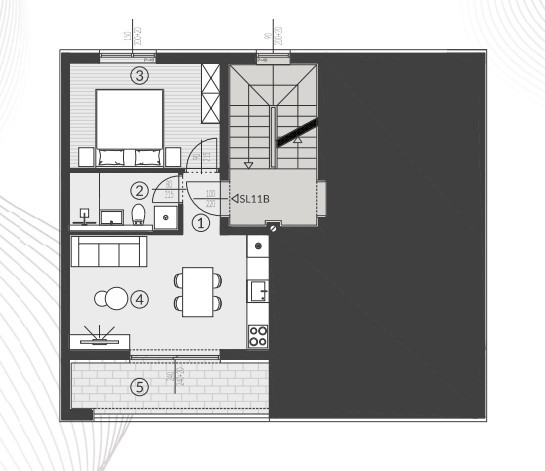 Квартира в Пуле, Хорватия, 45.95 м² - фото 11