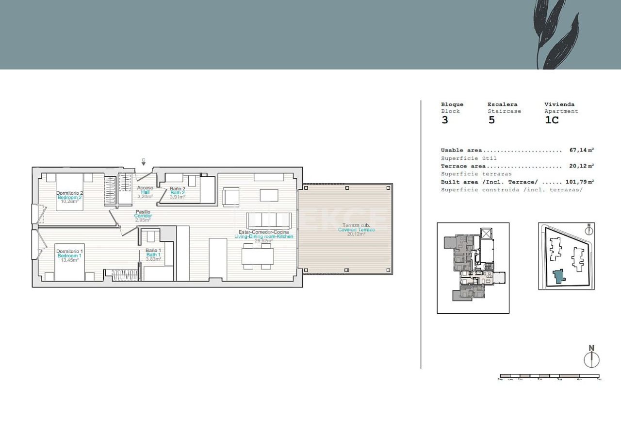 Апартаменты в Дении, Испания, 90 м² - фото 16