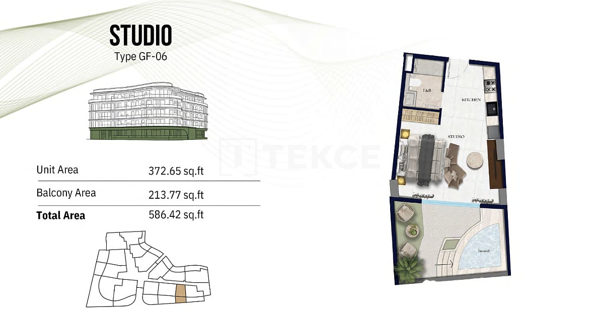Апартаменты в Дубае, ОАЭ, 55 м² - фото 19