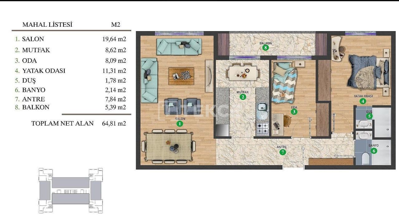 Апартаменты в Анкаре, Турция, 158 м² - фото 19