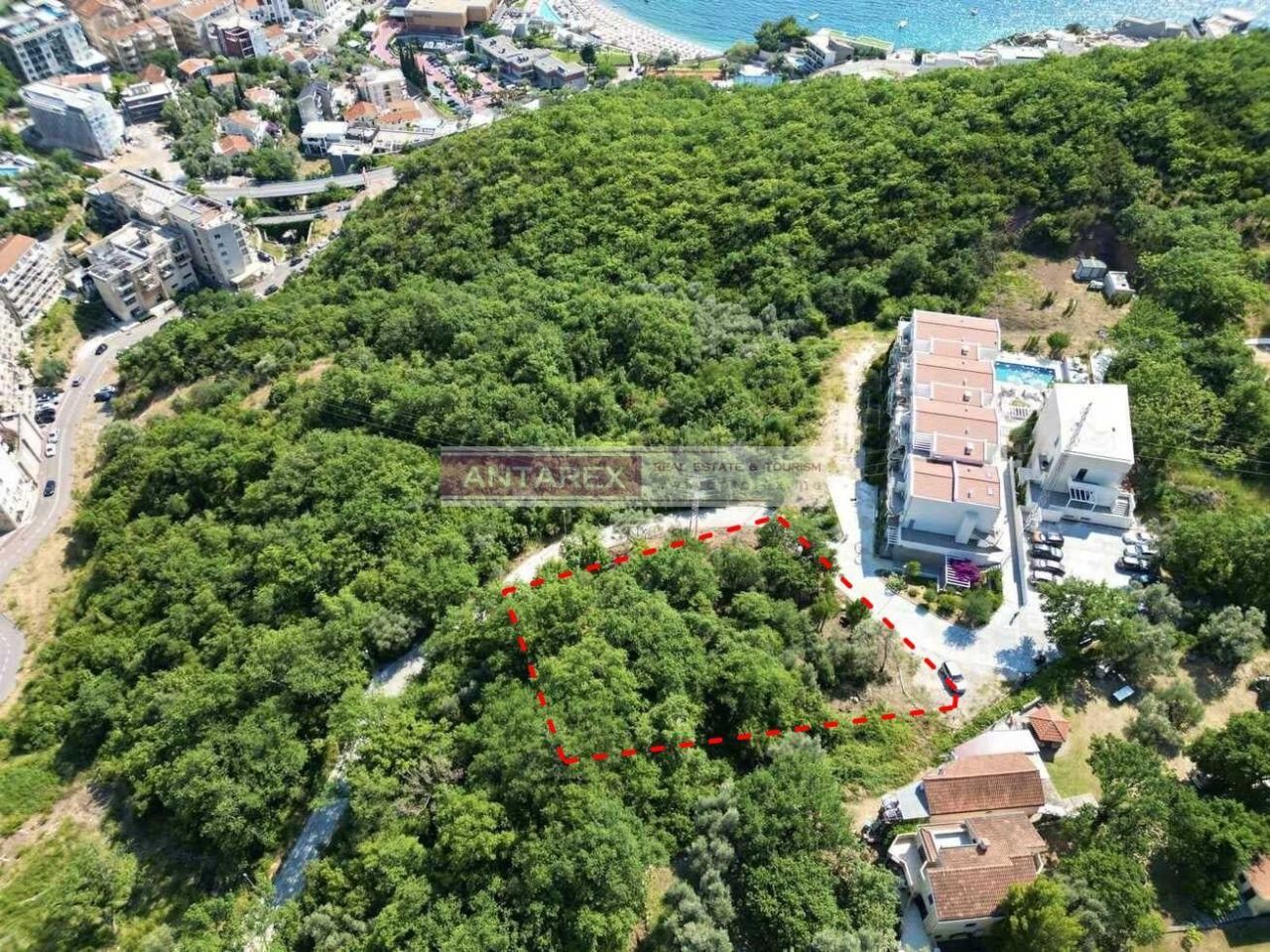 Земля в Пржно, Черногория, 735 м² - фото 3