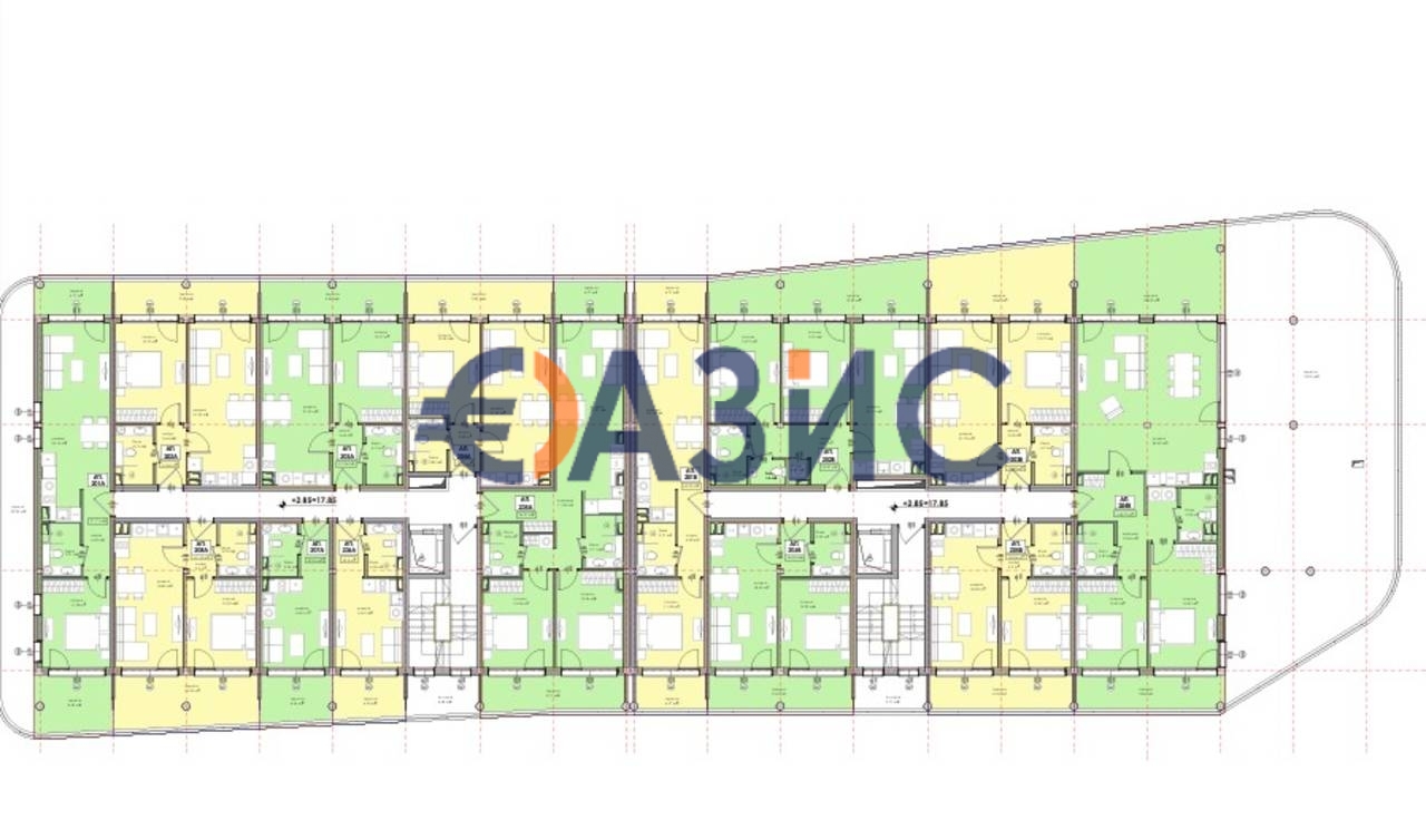 Апартаменты в Несебре, Болгария, 71 м² - фото 17