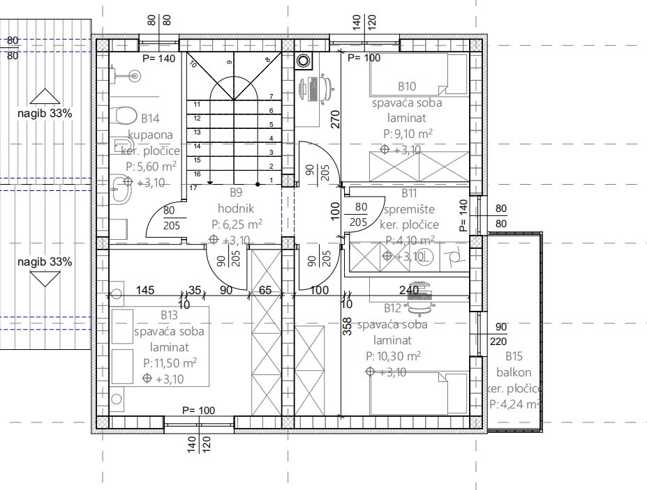 Дом Istria, Kastel, Хорватия, 103 м² - фото 4
