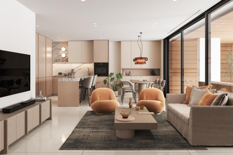 Апартаменты в Ларнаке, Кипр, 102 м² - фото 2