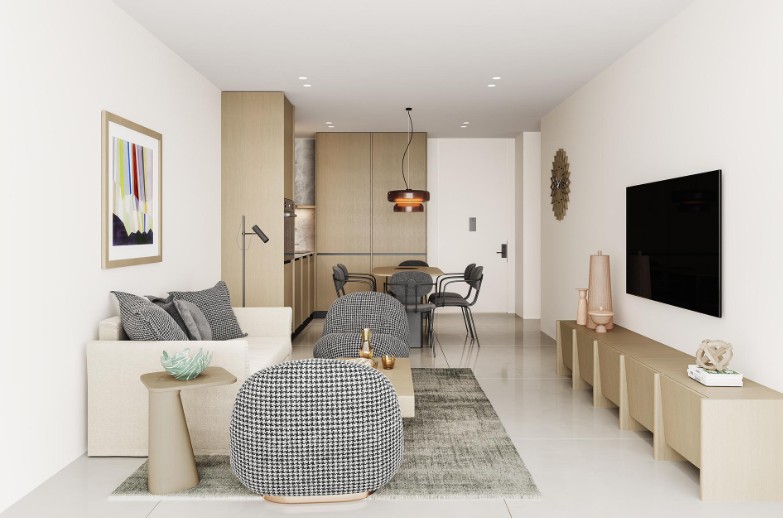 Апартаменты в Ларнаке, Кипр, 102 м² - фото 4