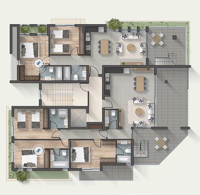 Пентхаус в Ларнаке, Кипр, 147 м² - фото 5