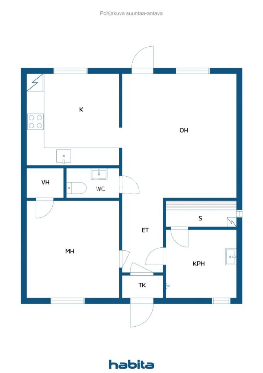 Квартира в Миехиккяля, Финляндия, 55 м² - фото 2