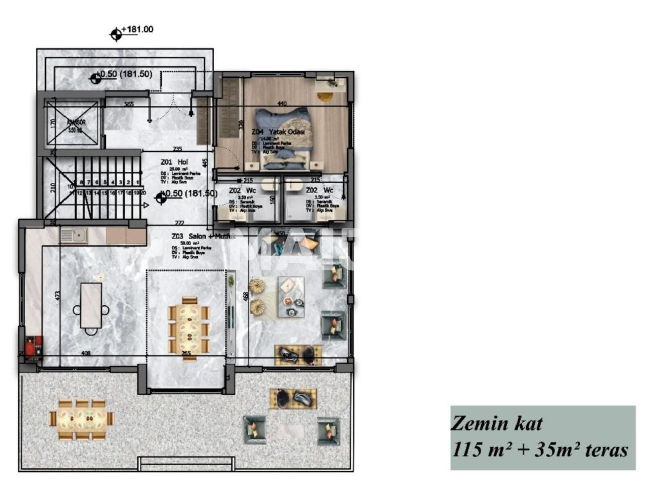 Вилла в Алании, Турция, 450 м² - фото 2