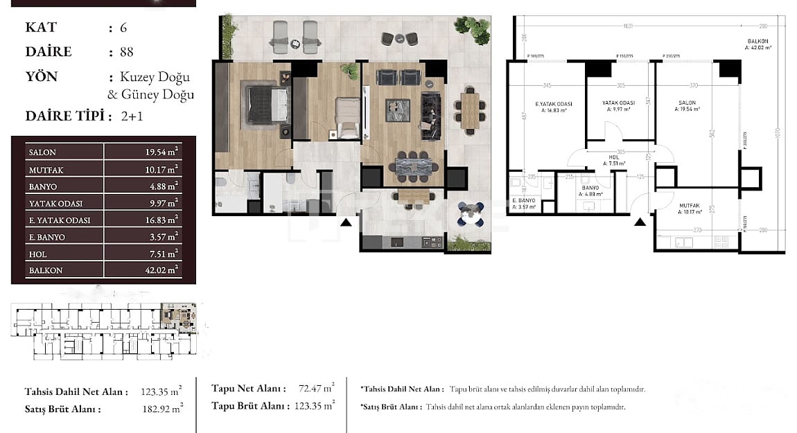 Апартаменты в Аташехире, Турция, 229 м² - фото 7