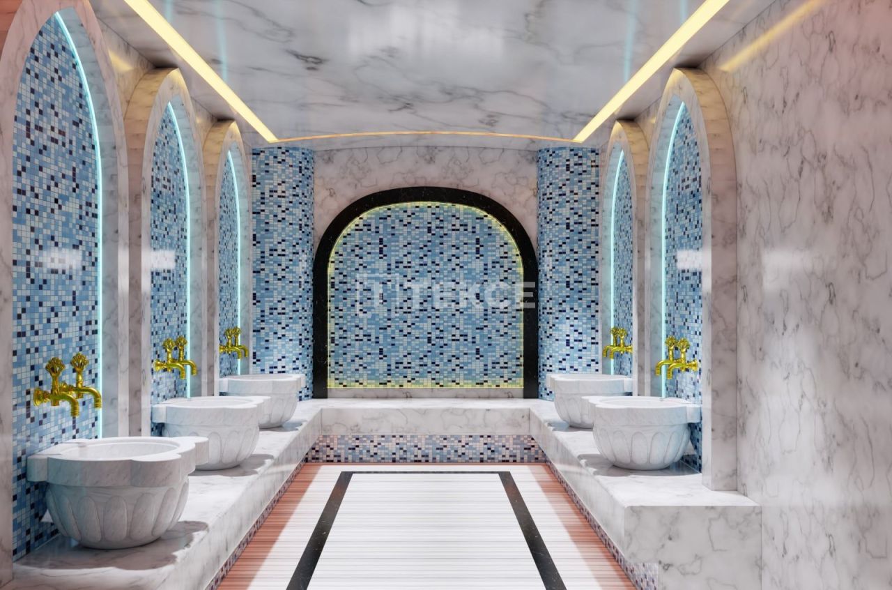 Апартаменты в Газипаше, Турция, 65 м² - фото 18