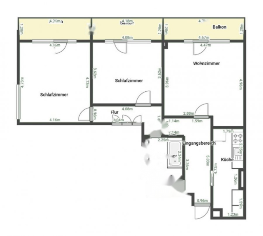Квартира в Люксембурге, Люксембург, 85 м² - фото 2
