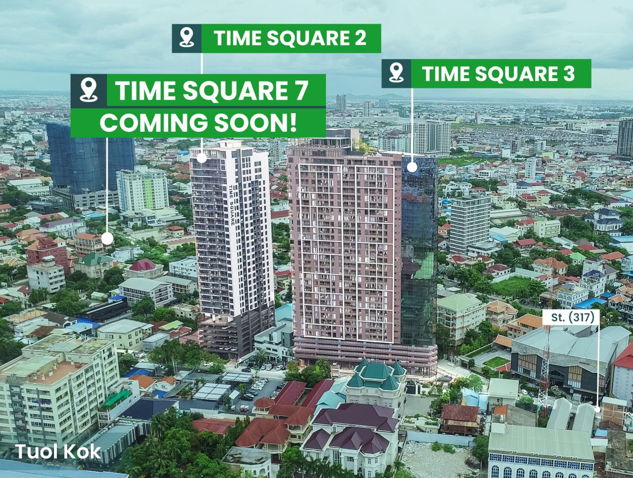 Апартаменты в Пномпене, Камбоджа, 60 м² - фото 3