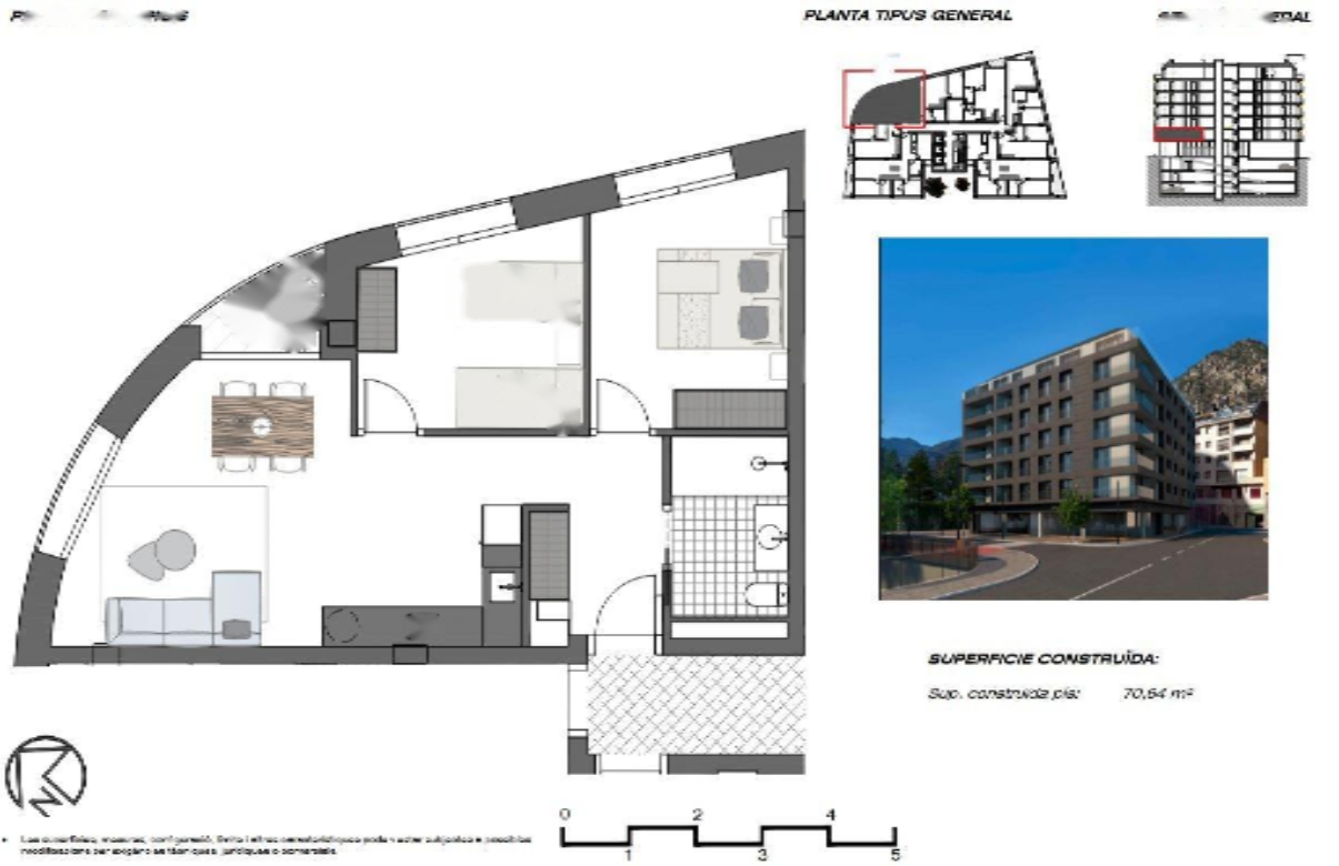 Квартира в Андорра-ла-Велье, Андорра, 71 м² - фото 4