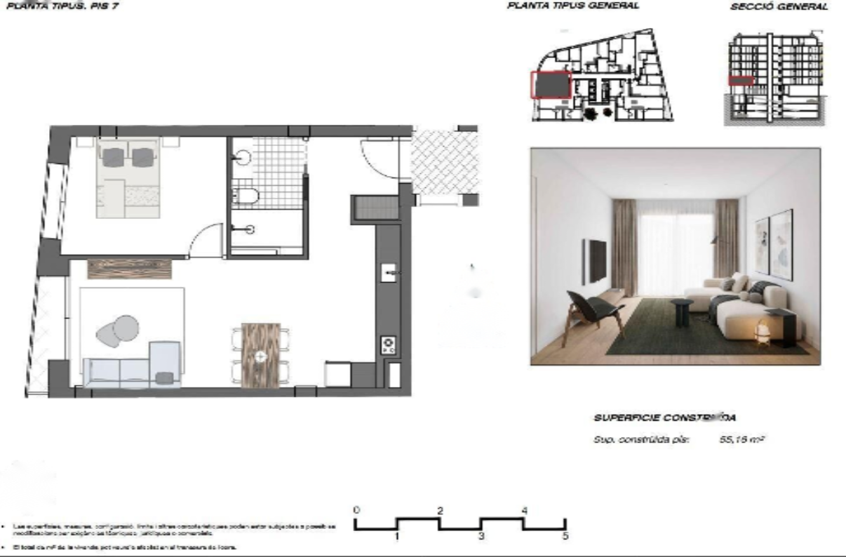 Квартира в Андорра-ла-Велье, Андорра, 55 м² - фото 4
