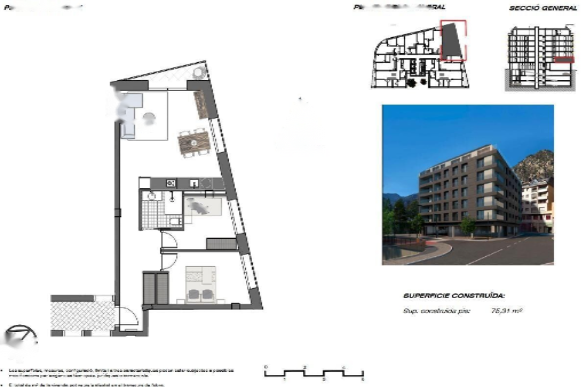 Квартира в Андорра-ла-Велье, Андорра, 75 м² - фото 4