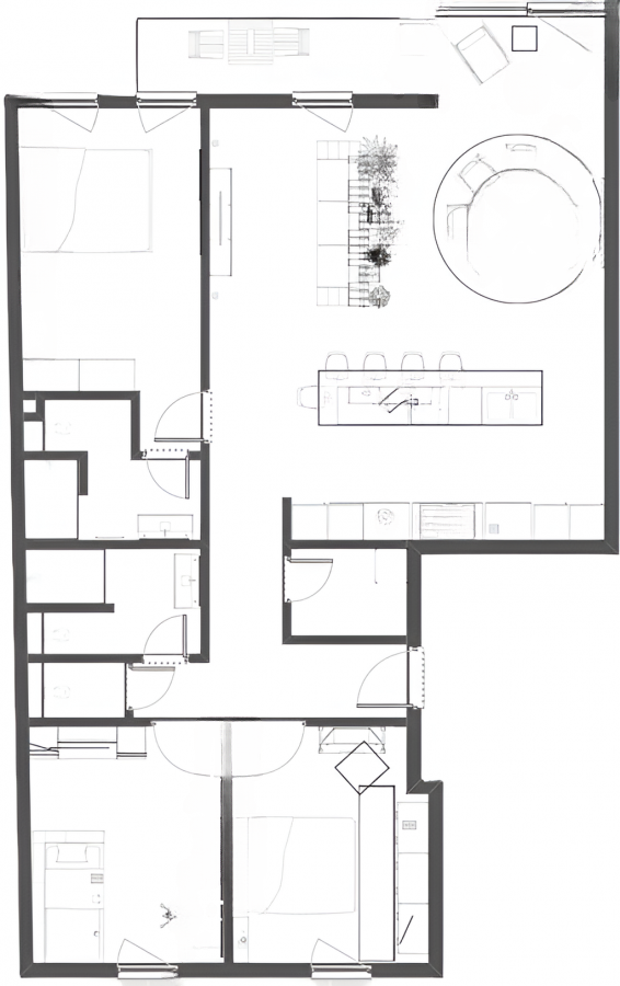 Квартира в Люксембурге, Люксембург, 115 м² - фото 7