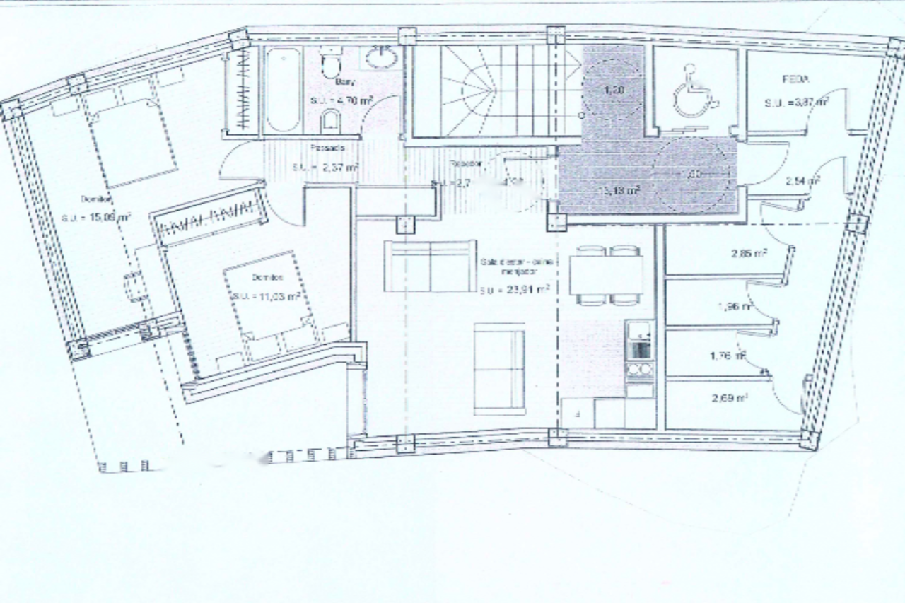 Квартира в Эскальдесе, Андорра, 140 м² - фото 19