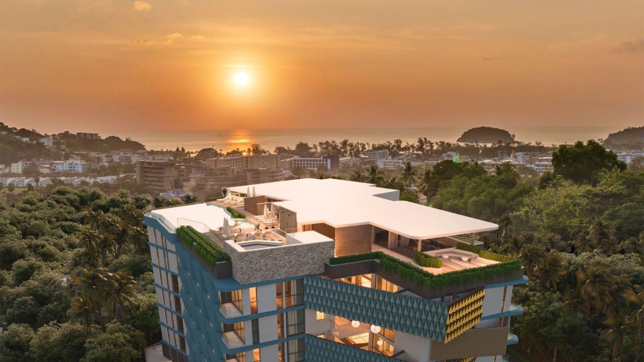 Апартаменты на пляже Ката, Таиланд, 29 м² - фото 1