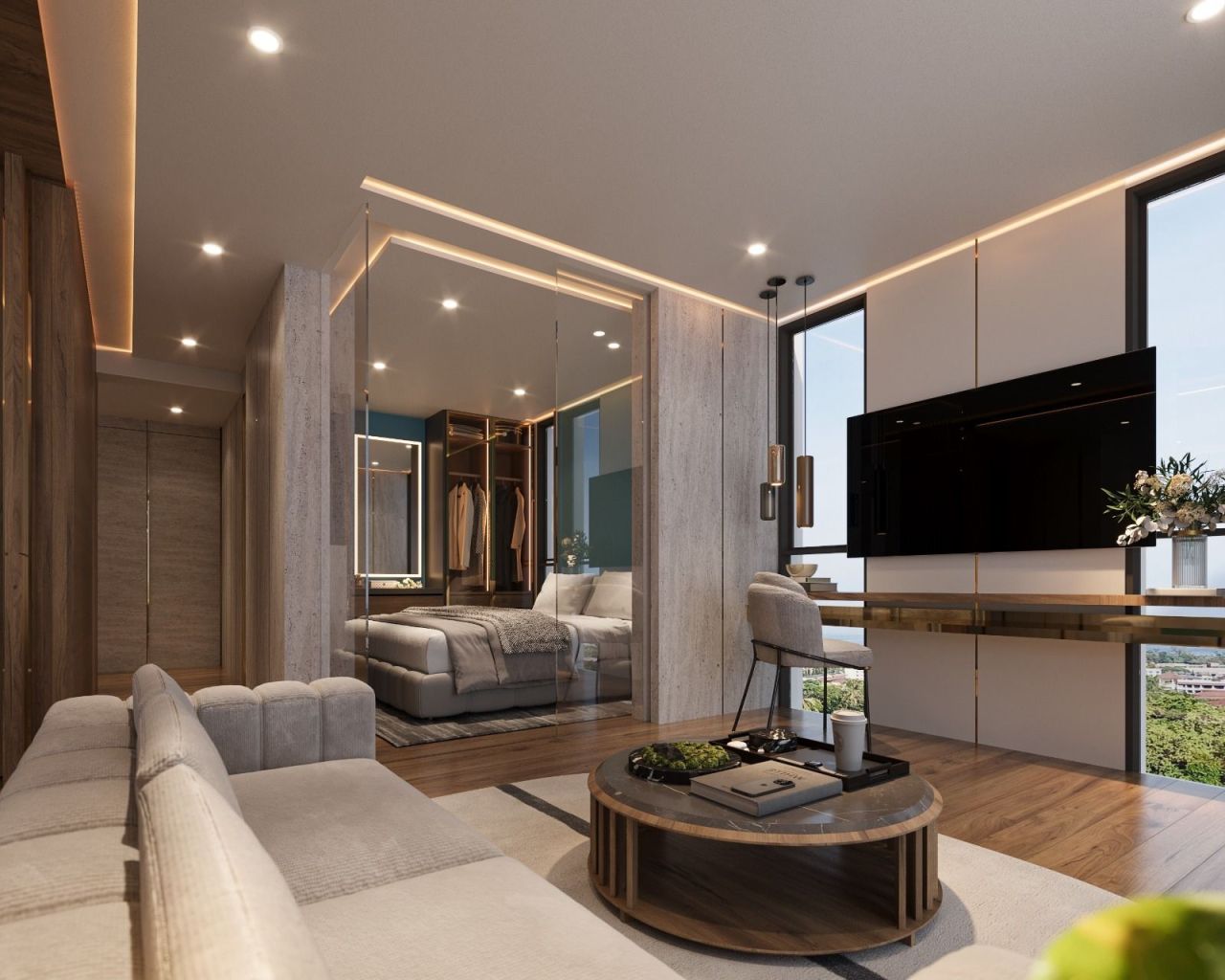 Апартаменты на пляже Ката, Таиланд, 29 м² - фото 12