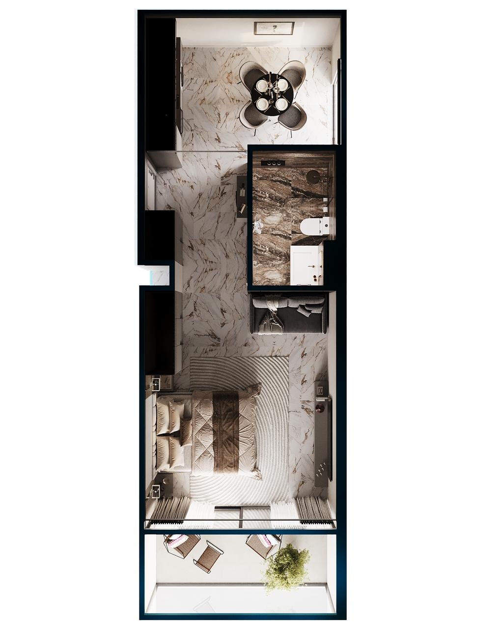 Апартаменты на пляже Лаян, Таиланд, 30 м² - фото 17