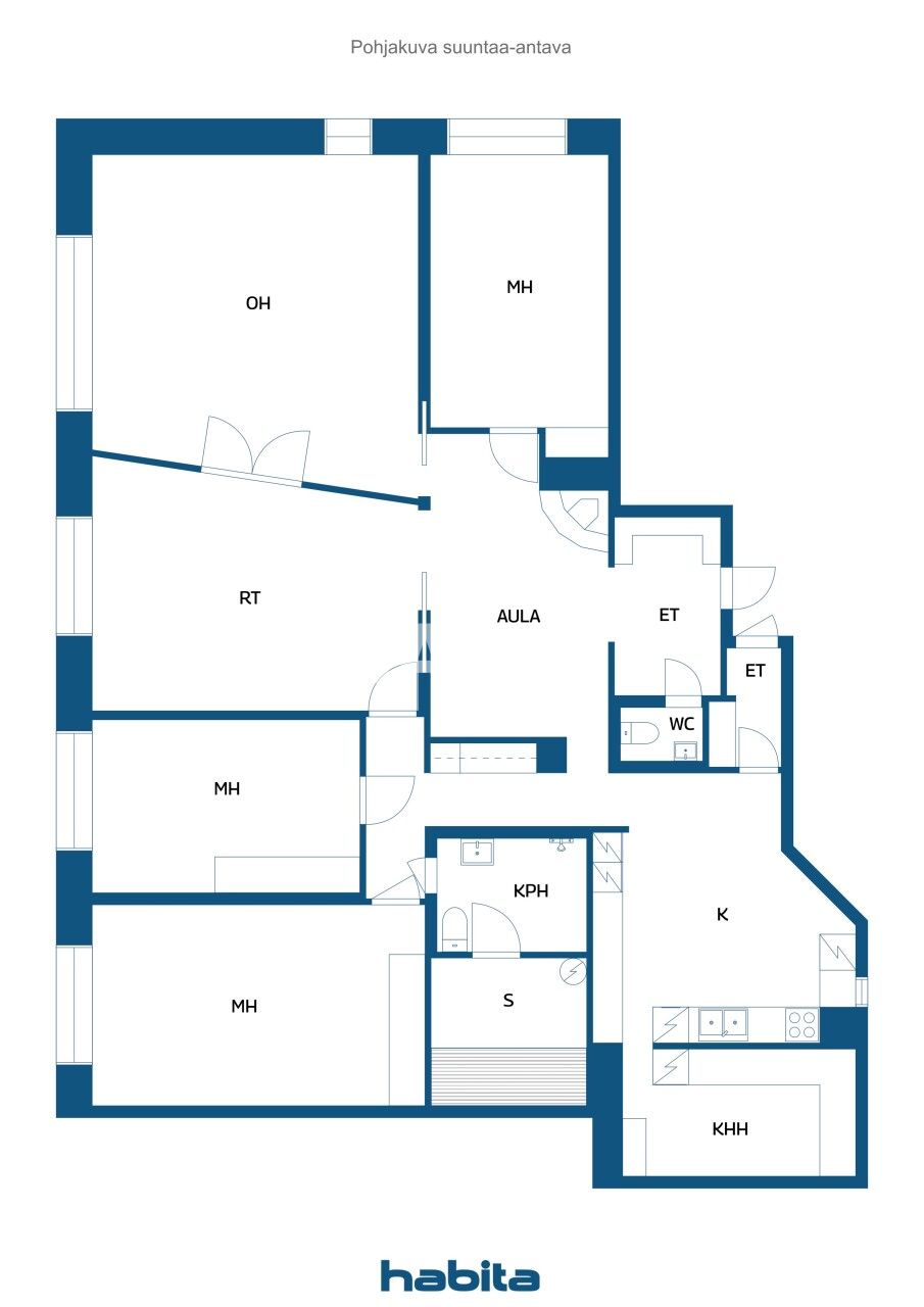 Апартаменты в Хамине, Финляндия, 173.8 м² - фото 2