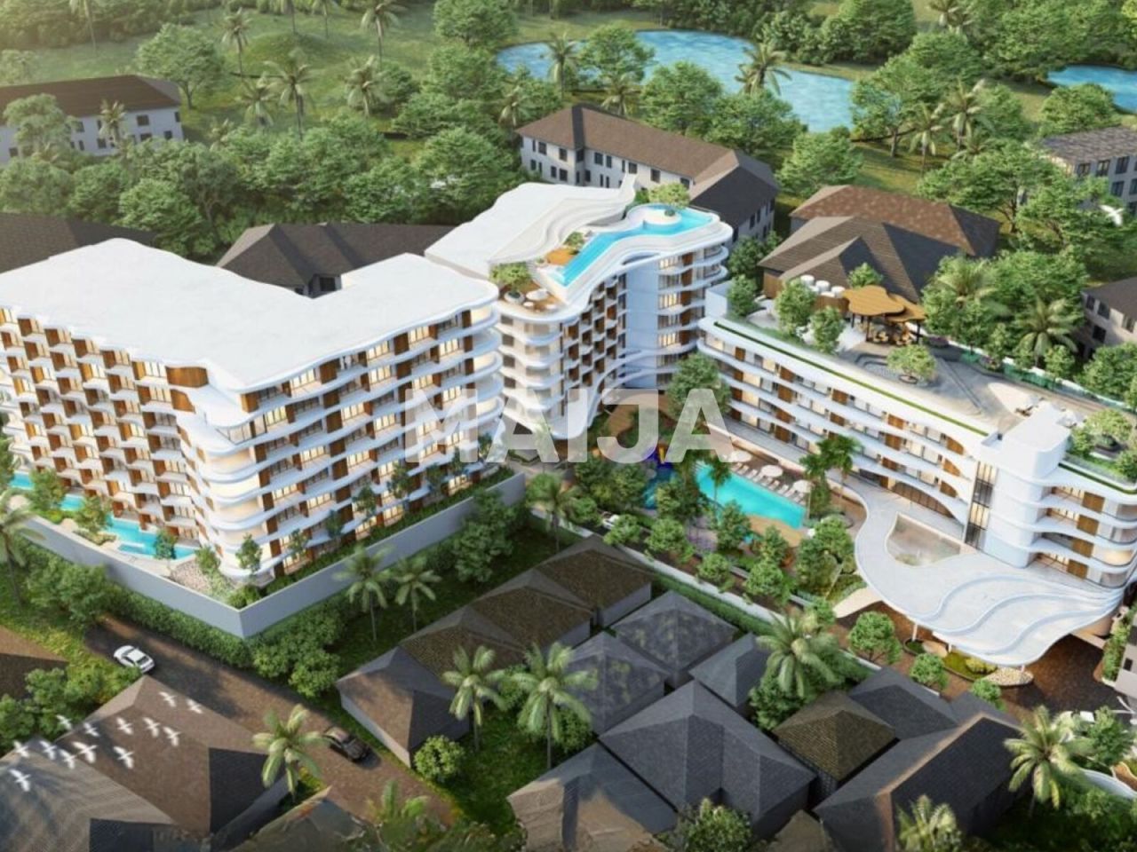 Апартаменты на острове Пхукет, Таиланд, 34 м² - фото 4