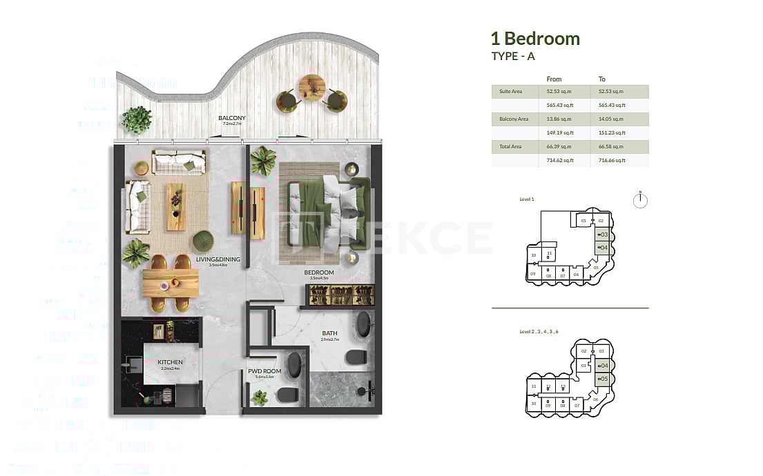 Апартаменты Остров Аль-Марджан, ОАЭ, 382 м² - фото 13