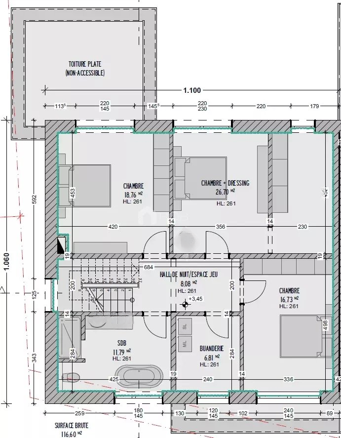 Квартира в Дикирхе, Люксембург, 152 м² - фото 5