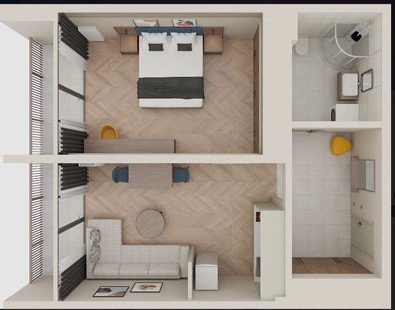 Апартаменты в Бакуриани, Грузия, 31.4 м² - фото 14