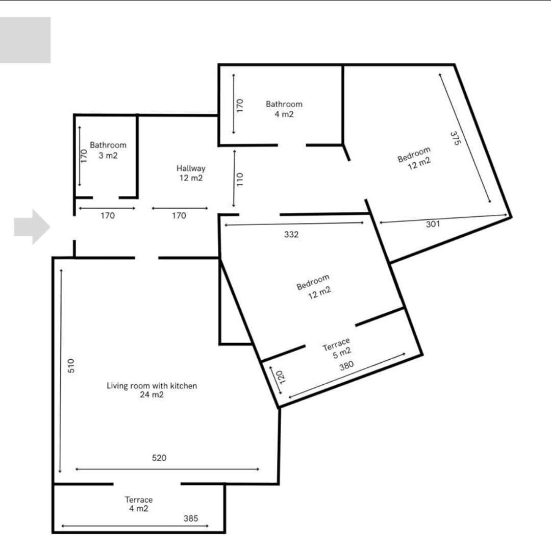 Квартира в Тивате, Черногория, 76 м² - фото 4