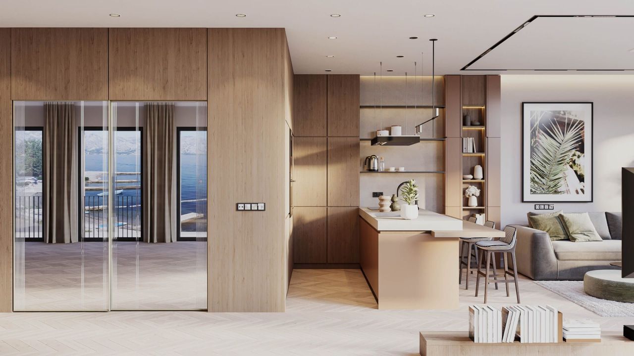 Апартаменты в Доброте, Черногория, 70 м² - фото 15