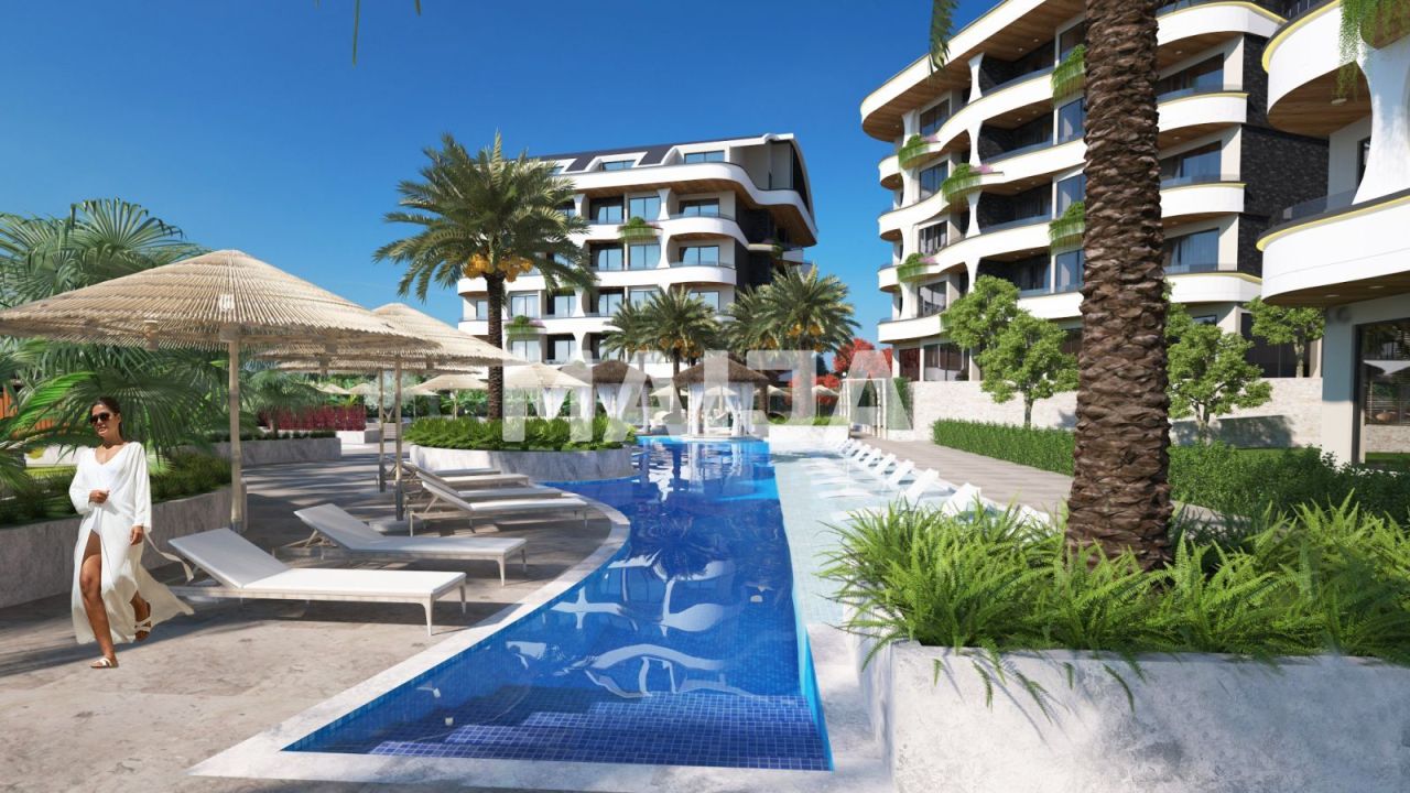 Апартаменты в Алании, Турция, 55 м² - фото 1