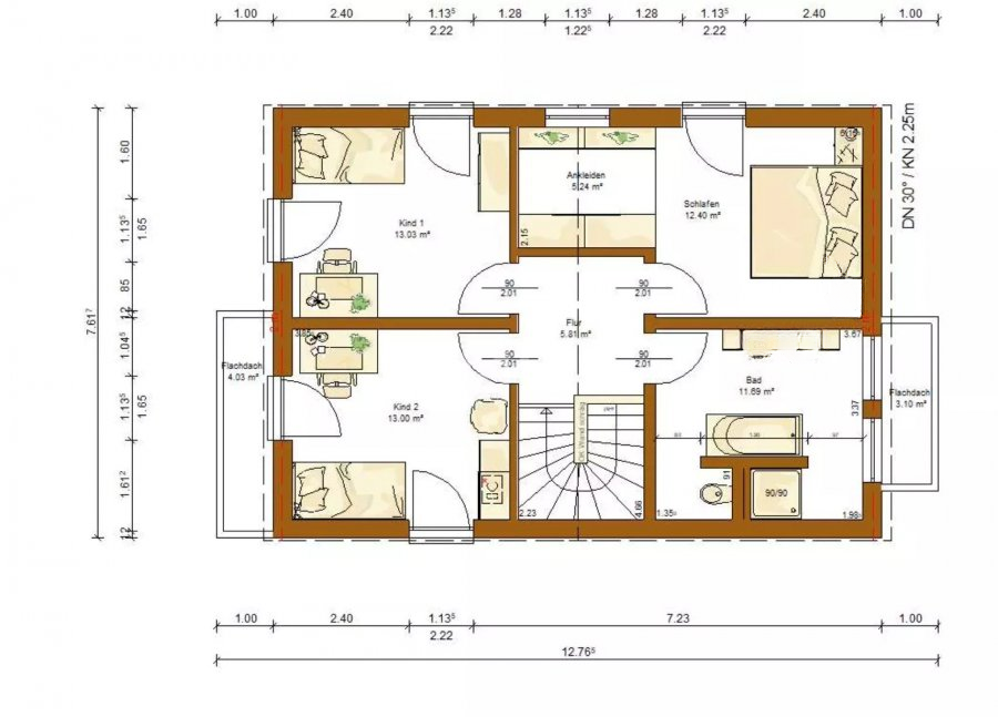 Квартира в Люксембурге, Люксембург, 126 м² - фото 6
