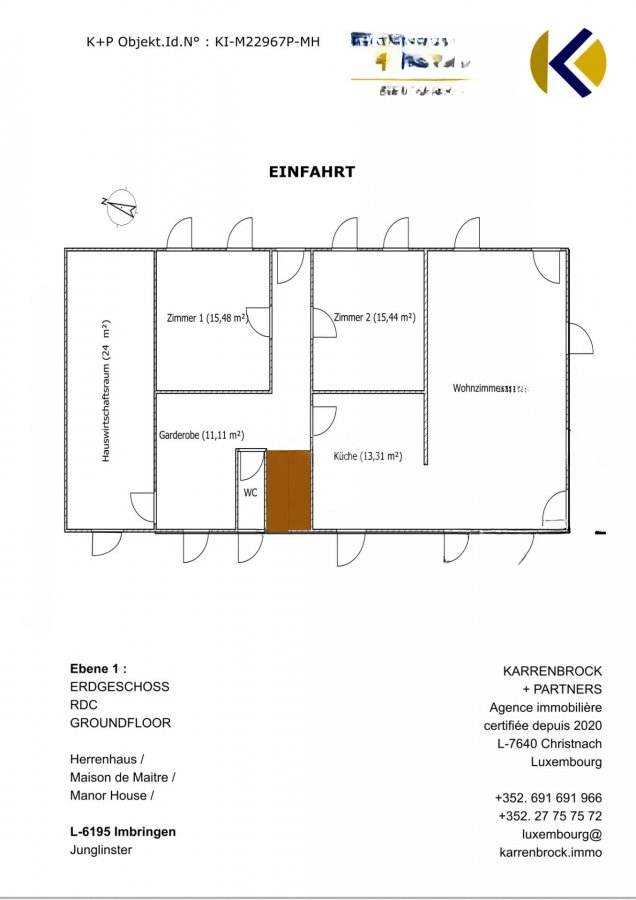 Квартира в Гревенмахере, Люксембург, 217 м² - фото 7