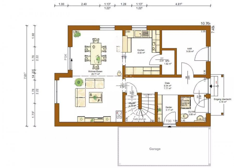 Квартира в Люксембурге, Люксембург, 126 м² - фото 7