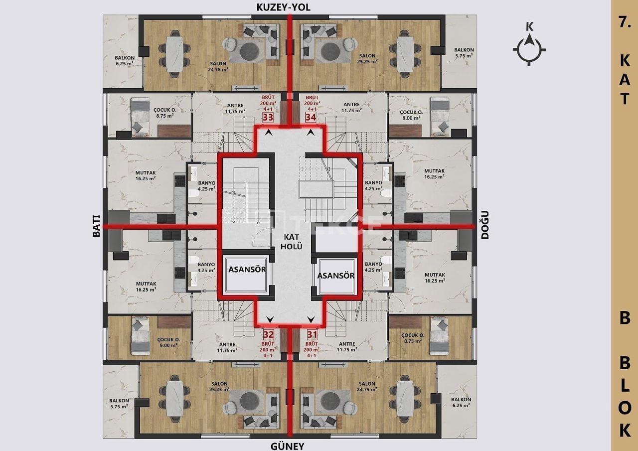 Апартаменты в Анталии, Турция, 90 м² - фото 13