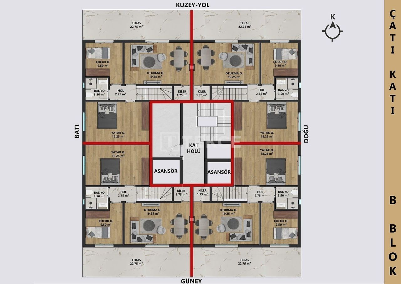 Апартаменты в Анталии, Турция, 90 м² - фото 14