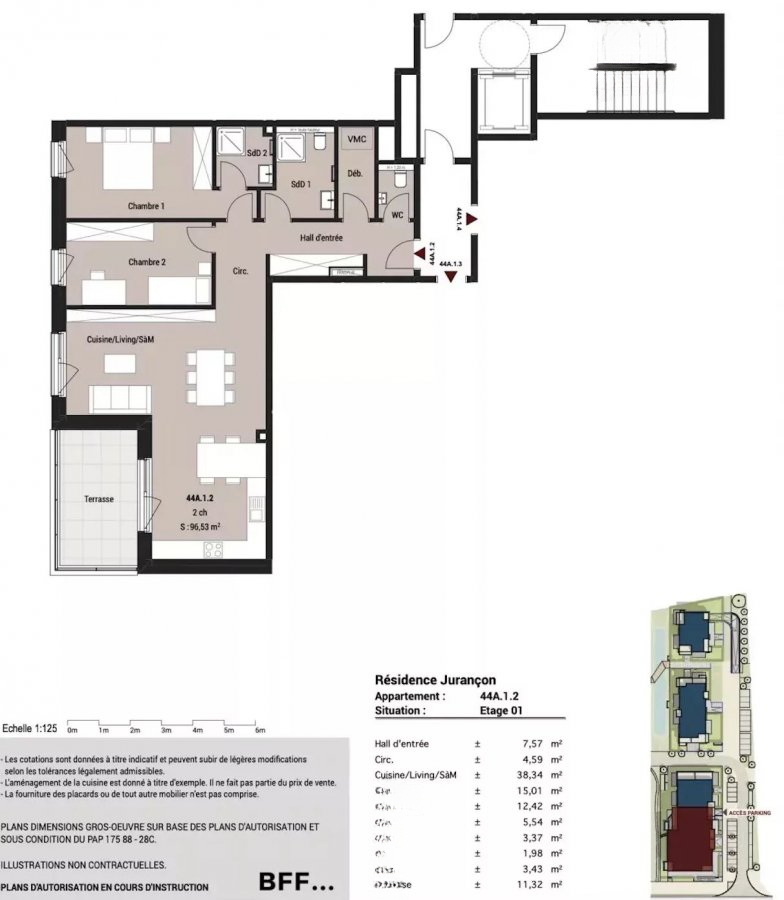 Квартира в Гревенмахере, Люксембург, 97 м² - фото 2
