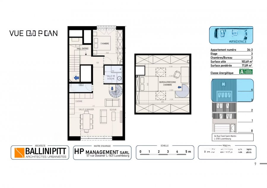 Квартира в Люксембурге, Люксембург, 78 м² - фото 3
