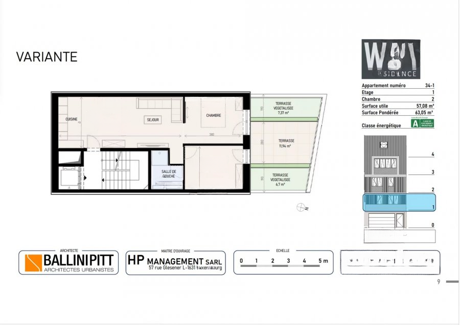Квартира в Люксембурге, Люксембург, 63 м² - фото 4