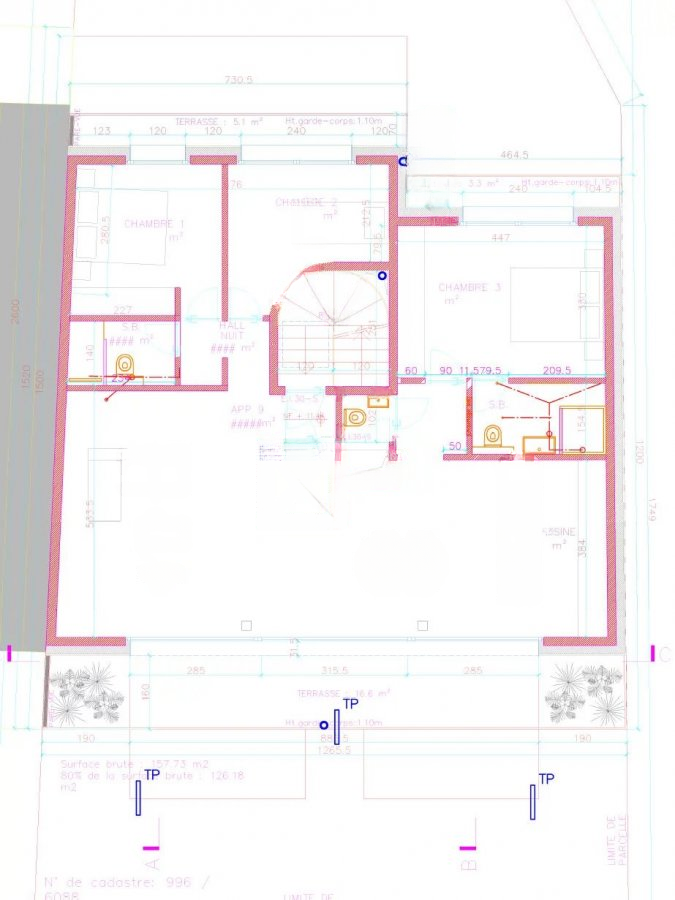 Квартира в Люксембурге, Люксембург, 97 м² - фото 3