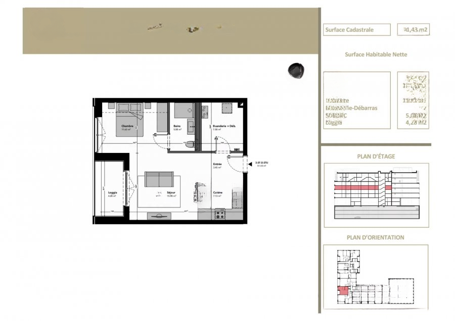 Квартира в Люксембурге, Люксембург, 51 м² - фото 4