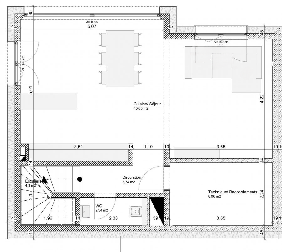 Квартира в Дикирхе, Люксембург, 135 м² - фото 6