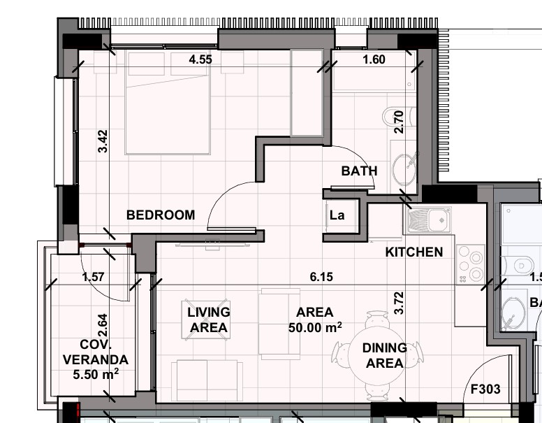 Апартаменты в Пафосе, Кипр, 55 м² - фото 11